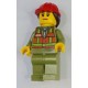 LEGO City női vasutas munkás minifigura 60198 (trn246)
